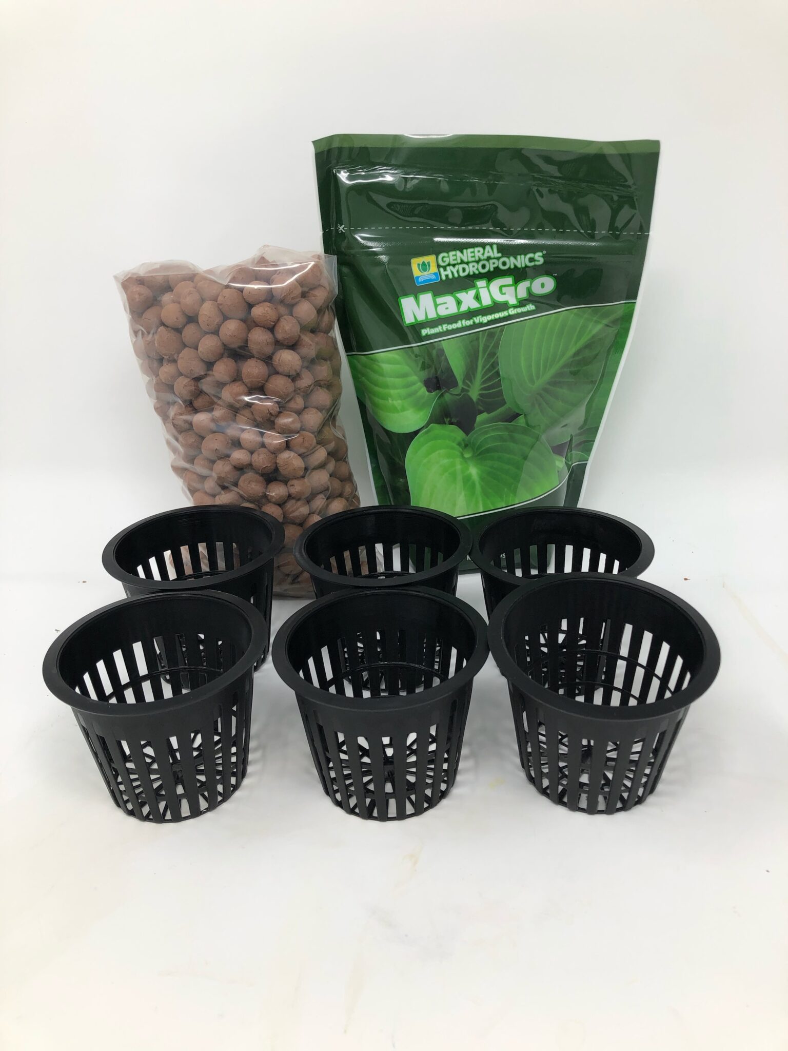 Hydroponic Nutrients clay pellets and net cups