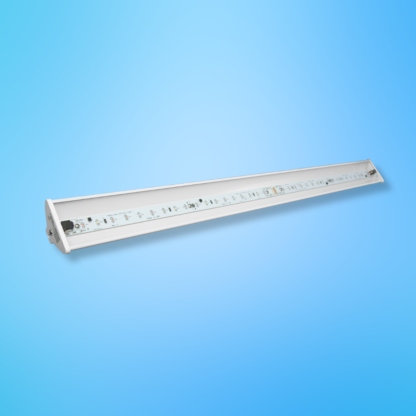 White Procyon PRO grow light on blue background